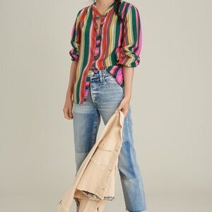 Anthropologie Stripped Blouse